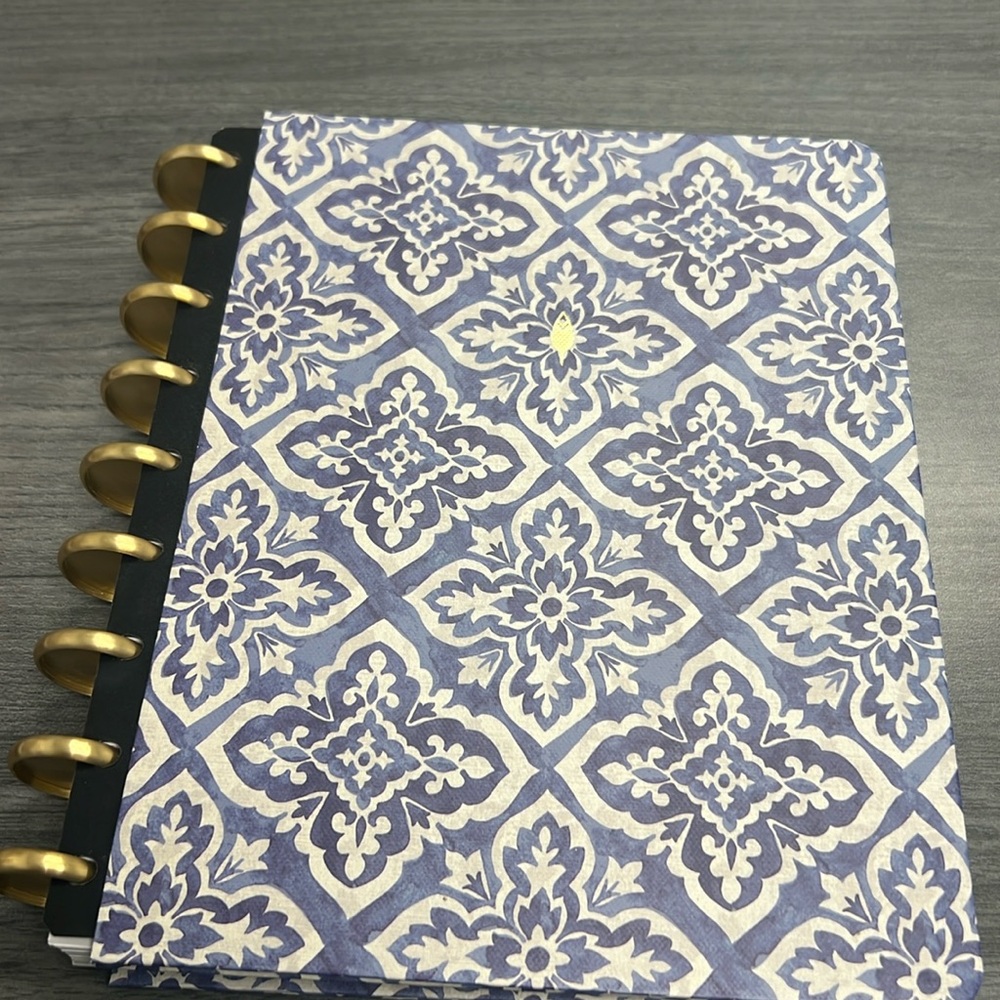 Inkwell Planner Hardover, Gold Disks, and notes pages